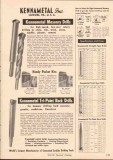 Kennametal Inc 1952 Vintage Catalog Masonry Tri-Point Rock Drills Tool Kennametal Inc 1952 Vintage Catalog Masonry Tri-Point Rock Drills Tool