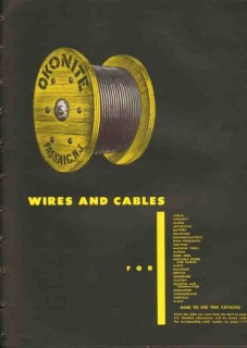 Okonite Company 1952 Vintage Catalog Electrical Cables Wires Tapes
