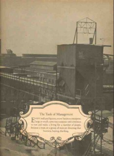 hammermill paper company 1926 tools of management printing vintage ad