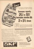 SKF Industries Inc 1953 Vintage Ad Spherical Roller Bearing Capacity SKF Industries Inc 1953 Vintage Ad Spherical Roller Bearing Capacity