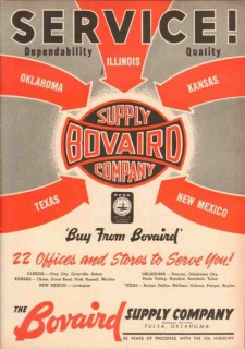 Bovaird Supply Company 1953 Vintage Ad Oil Field Service Dependability Bovaird Supply Company 1953 Vintage Ad Oil Field Service Dependability