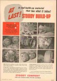Stoody Company 1953 Vintage Ad Oil Field Build-Up Electrode Material