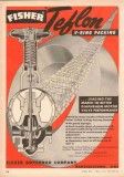 Fisher Governor Company 1953 Vintage Ad Valve Teflon V-Ring Packing Fisher Governor Company 1953 Vintage Ad Valve Teflon V-Ring Packing