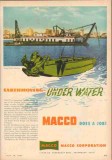 MACCO Corp 1953 Vintage Ad Earthmoving Under Water Pacific Dredging MACCO Corp 1953 Vintage Ad Earthmoving Under Water Pacific Dredging