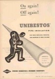 union asbestos rubber company 1953 on off pipe insulation vintage ad union asbestos rubber company 1953 on off pipe insulation vintage ad