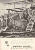 Gardner-Denver Company 1959 Vintage Ad Oil Mud Pumps Toughest Modern