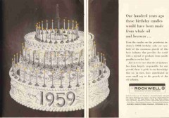 Rockwell Mfg Company 1959 Vintage Ad Oil Petroleum Beeswax Candles Rockwell Mfg Company 1959 Vintage Ad Oil Petroleum Beeswax Candles