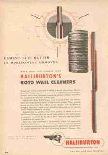 Halliburton Oil Well Cementing Company 1953 Vintage Ad Wall Cleaners Halliburton Oil Well Cementing Company 1953 Vintage Ad Wall Cleaners