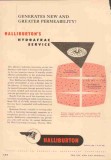 Halliburton Oil Well Cementing Company 1953 Vintage Ad Hydrafrac Serv Halliburton Oil Well Cementing Company 1953 Vintage Ad Hydrafrac Serv