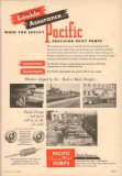 Pacific Pumps Inc 1953 Vintage Ad Oil Precision Built Double Assurance