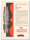Halliburton Oil Well Cementing Company 1959 Vintage Ad Shallow Packers Halliburton Oil Well Cementing Company 1959 Vintage Ad Shallow Packers