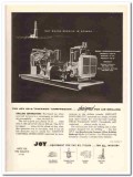 Joy Mfg Company 1959 Vintage Ad Package Compressor Designed Drilling