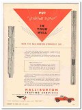 Halliburton Oil Well Cementing Company 1959 Vintage Ad Striking Power Halliburton Oil Well Cementing Company 1959 Vintage Ad Striking Power