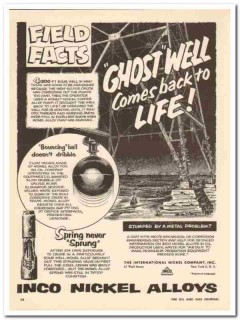 International Nickel Company 1959 Vintage Ad Ghost Well Comes To Life International Nickel Company 1959 Vintage Ad Ghost Well Comes To Life