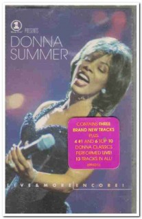 donna summer - vh1 presents live more encore 1999 sealed cassette tape donna summer - vh1 presents live more encore 1999 sealed cassette tape