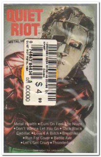 quiet riot - metal health 1983 hard rock sealed cassette tape quiet riot - metal health 1983 hard rock sealed cassette tape