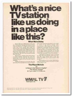 wmal-tv 1973 washington dc news nice tv station media vintage ad