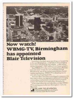 wbmg-tv 1973 birmingham al appointed blair television media vintage ad wbmg-tv 1973 birmingham al appointed blair television media vintage ad