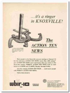 wbir-tv 1973 knoxville tn action ten news television media vintage ad wbir-tv 1973 knoxville tn action ten news television media vintage ad