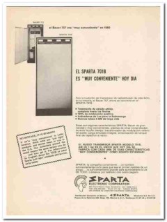 sparta electronic corp 1973 muy conveniente spanish media vintage ad sparta electronic corp 1973 muy conveniente spanish media vintage ad