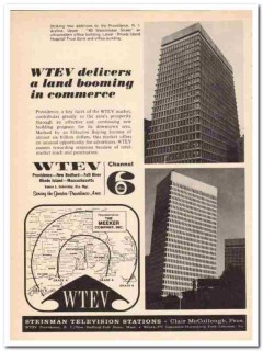 wtev 1973 providence ri land booming commerce tv media vintage ad wtev 1973 providence ri land booming commerce tv media vintage ad
