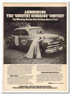 rca records 1973 dottie west country sunshine single media vintage ad