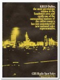 krld 1973 dallas tx prestigious cbs radio spot sales media vintage ad krld 1973 dallas tx prestigious cbs radio spot sales media vintage ad