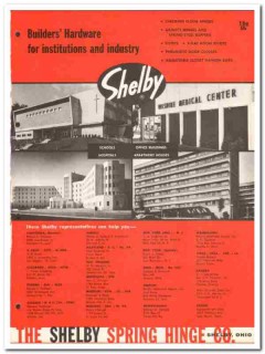 Shelby Spring Hinge Company 1958 Vintage Catalog Hardware Builder Door Shelby Spring Hinge Company 1958 Vintage Catalog Hardware Builder Door