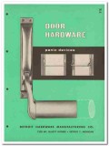 Detroit Hardware Mfg Company 1958 Vintage Catalog Door Panic
