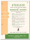 Oliver C Steele Mfg Company 1958 Vintage Catalog Window Shade Steeleco Oliver C Steele Mfg Company 1958 Vintage Catalog Window Shade Steeleco