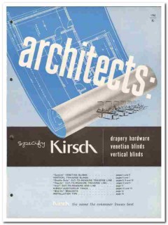 Kirsch Company 1958 Vintage Catalog Venetian Blinds Vertical Drapery Kirsch Company 1958 Vintage Catalog Venetian Blinds Vertical Drapery