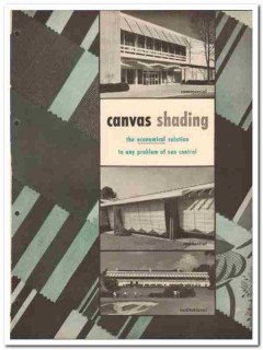 Canvas Awning Institute Inc 1958 Vintage Catalog Shading Sun Control Canvas Awning Institute Inc 1958 Vintage Catalog Shading Sun Control