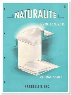 Naturalite Inc 1958 Vintage Catalog Skylights Daylighting Ceiling Dome Naturalite Inc 1958 Vintage Catalog Skylights Daylighting Ceiling Dome