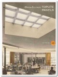Kimble Glass Company 1958 Vintage Catalog Toplite Panel Owens-Illinois