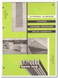 Extruded Louver Corp 1958 Vintage Catalog Solar Canopies Penthouses