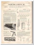 Conver Steel Wire Company 1933 Vintage Catalog Concrete Soffit Clips