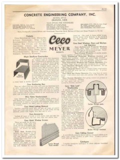 Concrete Engineering Company 1933 Vintage Catalog CECO Reinforcing Bar
