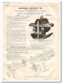 Nonpareil Skylight Company 1933 Vintage Catalog Roof Philip Lenderking Nonpareil Skylight Company 1933 Vintage Catalog Roof Philip Lenderking