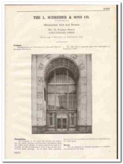 L Schreiber Sons Company 1931 Vintage Catalog Iron Bronze Ornamental L Schreiber Sons Company 1931 Vintage Catalog Iron Bronze Ornamental
