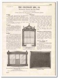 Cincinnati Mfg Company 1931 Vintage Catalog Bronze Iron Ornamental Cincinnati Mfg Company 1931 Vintage Catalog Bronze Iron Ornamental