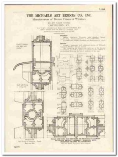 Michaels Art Bronze Company 1931 Vintage Catalog Windows Casement Michaels Art Bronze Company 1931 Vintage Catalog Windows Casement