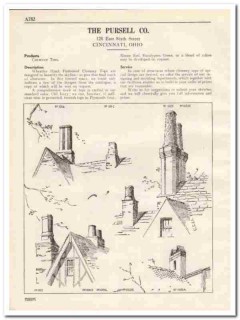 Pursell Company 1931 Vintage Catalog Roof Chimney Tops Hand Fashioned Pursell Company 1931 Vintage Catalog Roof Chimney Tops Hand Fashioned