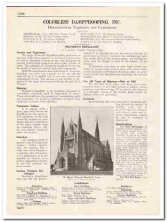 Colorless Dampproofing Inc 1931 Vintage Catalog Westerns Repellant Colorless Dampproofing Inc 1931 Vintage Catalog Westerns Repellant