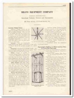 Dravo Equipment Company 1931 Vintage Catalog American Tubular Towers