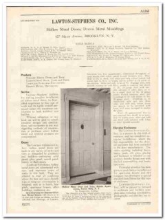 Lawton-Stephens Company 1931 Vintage Catalog Doors Hollow Metal Trim Lawton-Stephens Company 1931 Vintage Catalog Doors Hollow Metal Trim