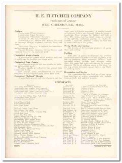 H E Fletcher Company 1931 Vintage Catalog Granite Chelmsford White
