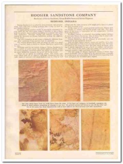 Hoosier Sandstone Company 1931 Vintage Catalog Stone Sienna Rubble
