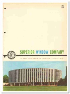 Superior Window Company 1962 Vintage Catalog Projected Silver Knight