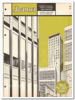 Joanna Western Mills Company 1962 Vintage Catalog Window Shades