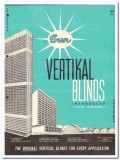 Sun Vertikal Blind Company 1962 Vintage Catalog Window Total Control